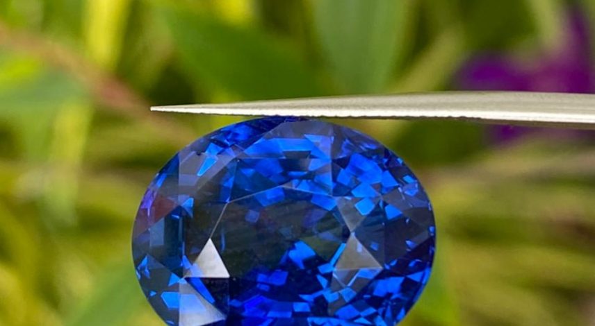 Reddish on sale blue sapphire